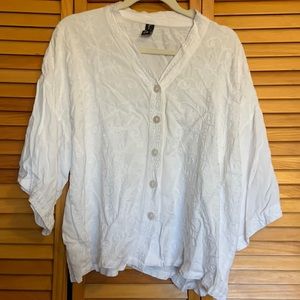 Used button up top